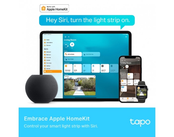 Многоцветна безжична LED Smart лента TP-Link Tapo L930-5 5метра