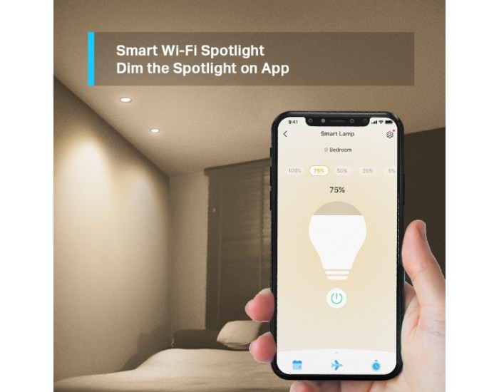Интелигентна електрическа крушка с рефлектор TP-Link Tapo L610 Spotlight Dimmable