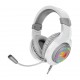 USB RGB LED геймърски слушалки с микрофон Redragon Hylas H260-W