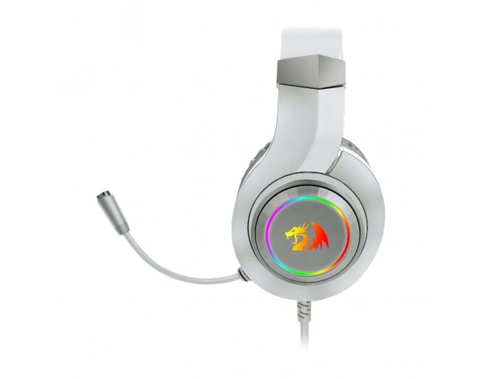 USB RGB LED геймърски слушалки с микрофон Redragon Hylas H260-W