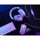 Геймърски слушалки Redragon H510W-RGB Zeus X RGB - бели