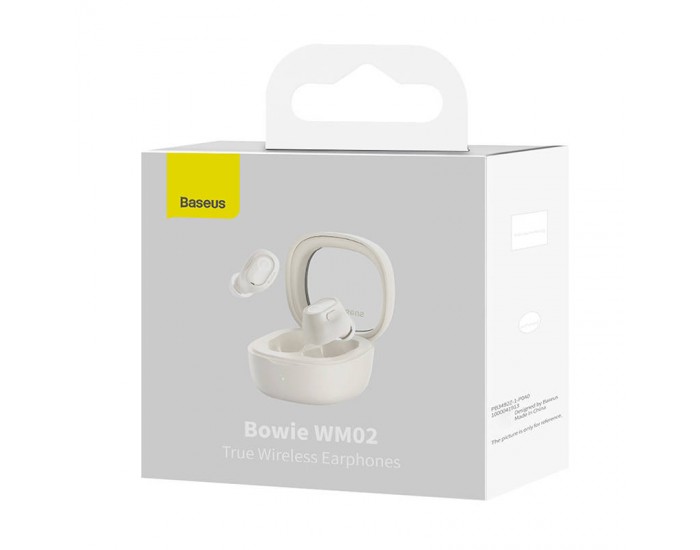Безжични Bluetooth слушалки Baseus TWS Bowie WM02 NGTW180002 - бели