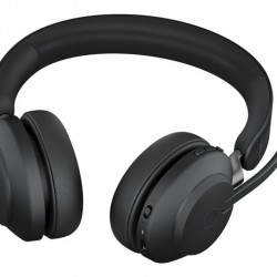 JABRA Evolve2 65 Link380a UC Stereo Stand Black - Слушалки, Микрофони и Уеб Камери