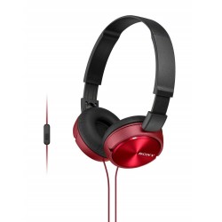 Слушалки Sony Headset MDR-ZX310AP red - Слушалки, Микрофони и Уеб Камери