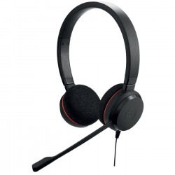 Слушалки Jabra Evolve 20 MS стерео с микрофон USB-C 4999-823-189 - Слушалки, Микрофони и Уеб Камери