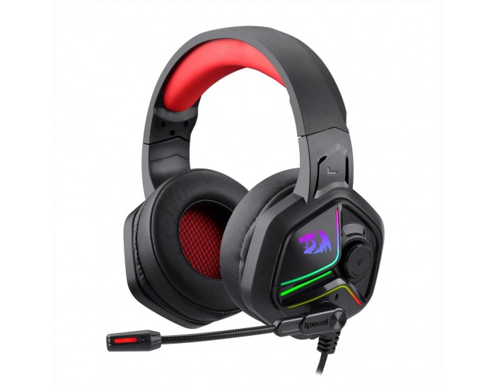 RGB геймърски слушалки с микрофон Redragon Ajax H230-BK