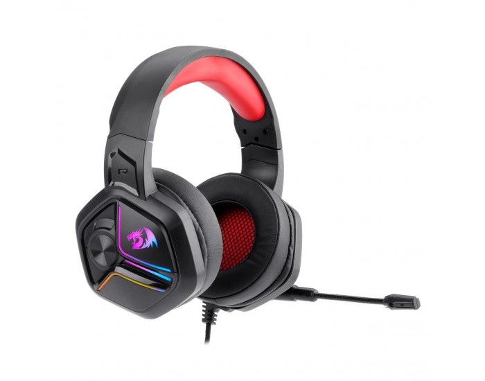 RGB геймърски слушалки с микрофон Redragon Ajax H230-BK
