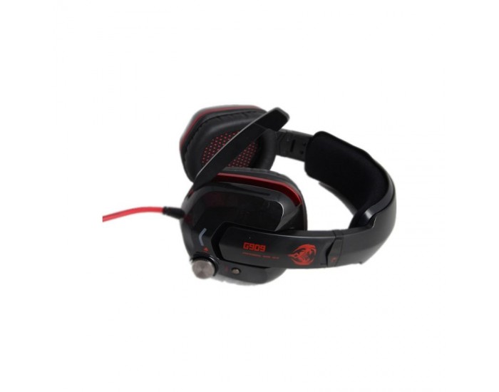 7.1-surround геймърски слушалки с микрофон Somic G909-BK