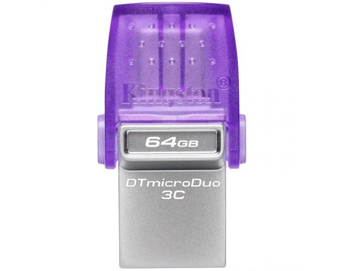 Kingston 64GB DataTraveler microDuo 3C 200MB/s dual USB-A + USB-C EAN: 740617328219 Kingston 64GB DataTraveler microDuo 3C 200MB/s dual USB-A + USB-C EAN: 740617328219