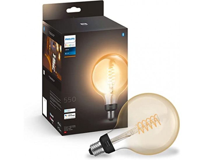 PHILIPS HueW 7W Fil G125 EUR E27 PHILIPS HueW 7W Fil G125 EUR E27