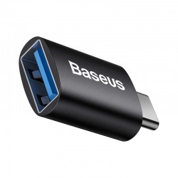 Адаптер Baseus Ingenuity ZJJQ000001 от USB-C мъжко към USB женско, черен - Baseus