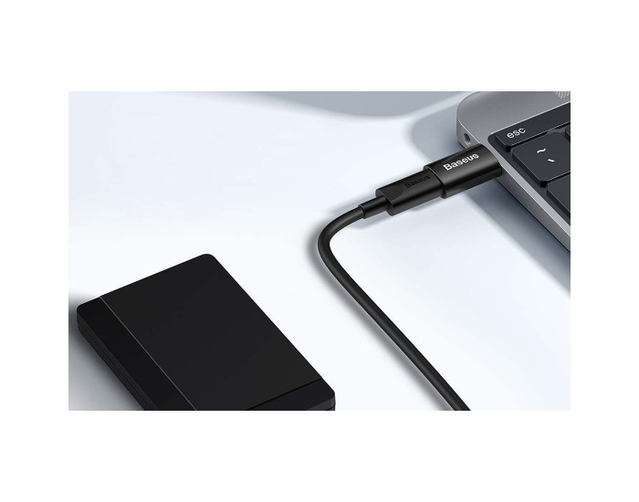 Адаптер Baseus Ingenuity USB-C (F) към USB A (M) тъмносин