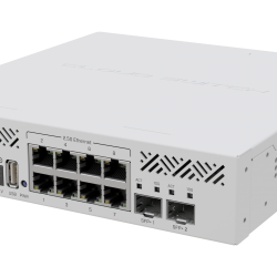 Комутатор Mikrotik CRS310-8G+2S+IN - Рутери и Суичове