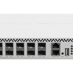 Комутатор Mikrotik CRS518-16XS-2XQ-RM 2x 100 Gigabit QSFP28 порта и 16x 25 Gigabit SFP28 порта - Рутери и Суичове