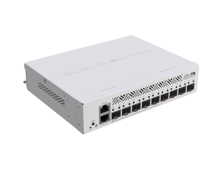 Комутатор Mikrotik CRS310-1G-5S-4S+IN с 5 SFP и 4 SPF+ порта