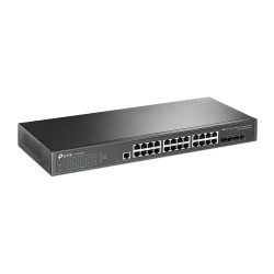 24-портов гигабит L2 управляем комутатор TP-Link JetStream TL-SG3428X с 4-SFP+ слота - Офис техника