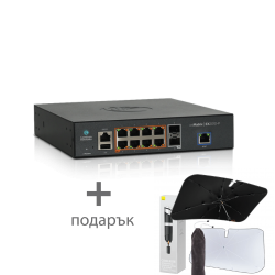 8-PoE портов комутатор Cambium Networks cnMatrix EX2010-P с 2 SFP порта - Рутери и Суичове