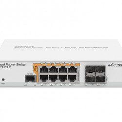Комутатор MIKROTIK CRS112-8P-4S-IN PoE - Рутери и Суичове