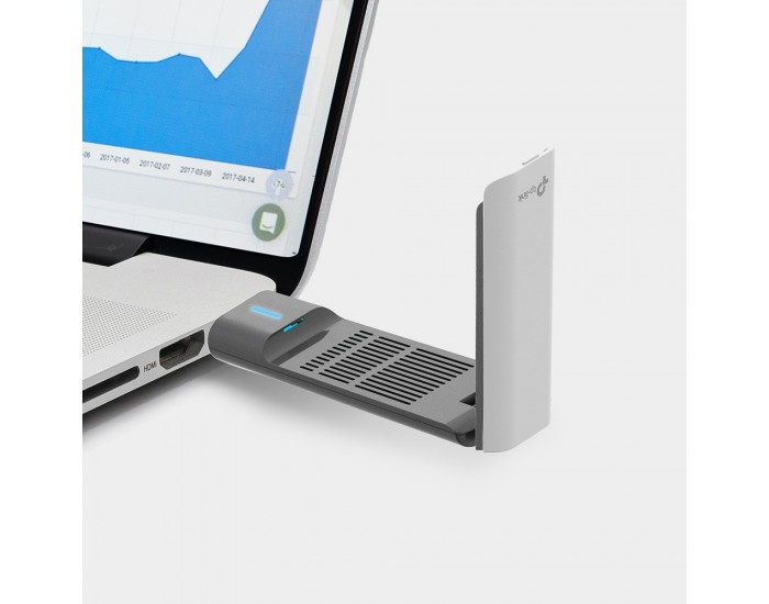 Безжичен USB 2-лентов адаптер TP-Link Archer TX20UH AX1800