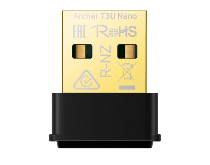 Безжичен нано USB адаптер TP-Link Archer T3U Nano AC1300 MU-MIMO