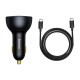Зарядно за кола Baseus Qualcomm Quick Charge 5 USB, 2x USB-C, 160W TZCCZM-0G - сиво