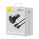 Зарядно за кола Baseus Qualcomm Quick Charge 5 USB, 2x USB-C, 160W TZCCZM-0G - сиво