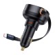 Зарядно за кола Baseus Enjoyment Pro с кабел USB-C, 60W C00057802111-01 - черно