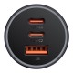 Зарядно за кола Baseus Golden Contactor Pro с 2x USB-C, 1x USB, 65W C00035202841-00