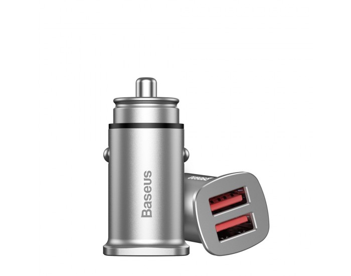 Зарядно за кола Baseus Square 2x USB QC3.0 30W CCALL-DS01 - черно