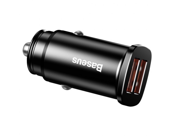 Зарядно за кола Baseus Square 2x USB QC3.0 30W CCALL-DS01 - черно