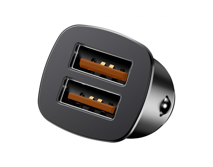 Зарядно за кола Baseus Square 2x USB QC3.0 30W CCALL-DS01 - черно