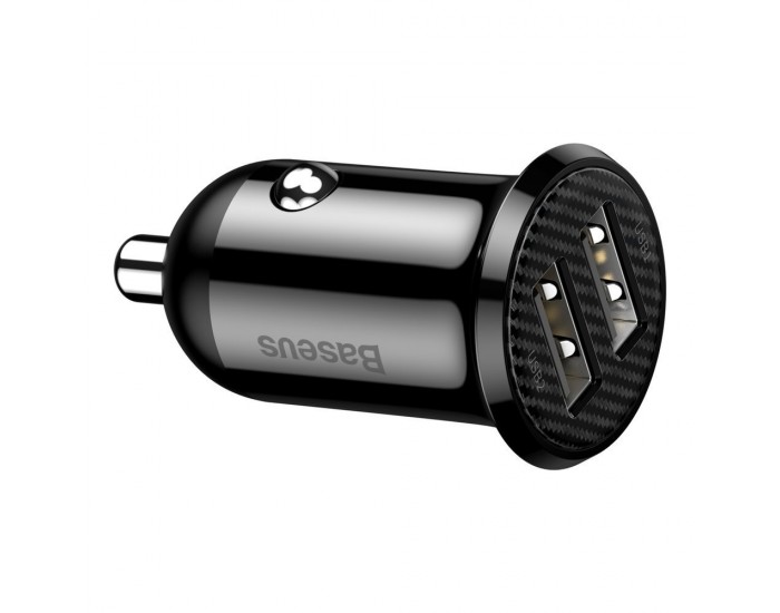 Зарядно за кола Baseus Grain Pro 2x USB 4.8 A CCALLP-01 - черно