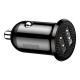 Зарядно за кола Baseus Grain Pro 2x USB 4.8 A CCALLP-01 - черно
