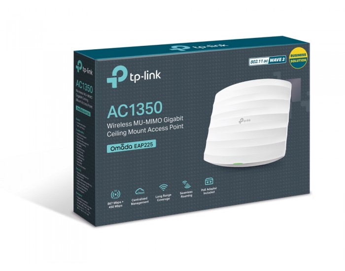 2-лентова точка за достъп TP-Link EAP225 AC1350