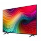 Телевизор LG 65NANO81T3A, 65" 4K HDR Smart Nano Cell TV, 3840x2160, DVB-T2/C/S2, AI Alpha 5 Gen7, HDR 10 PRO, webOS 24, ThinQ AI, WiFi, Clear Voice, AI Upscaling, Bluetooth, Hdmi, CI, LAN, AirPlay2, SPDIF, 2 Pole stand, Silver