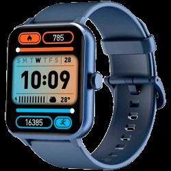 Blackview R50, 1.85-inch TFT HD, 350mAh Battery, 24-hour SpO2 Detection + Heart Rate Monitoring, Calls and SMS notification, Blue - Смарт Продукти, Смарт часовници