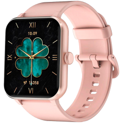 Blackview R50, 1.85-inch TFT HD, 350mAh Battery, 24-hour SpO2 Detection + Heart Rate Monitoring, Calls and SMS notification, Pink - Смарт Продукти, Смарт часовници