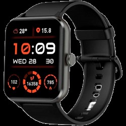 Blackview R50, 1.85-inch TFT HD, 350mAh Battery, 24-hour SpO2 Detection + Heart Rate Monitoring, Calls and SMS notification, Black - Смарт Продукти, Смарт часовници