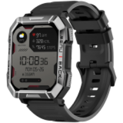 Blackview W60, 2.01inch HD,900mAh Battery, LED Flashlight & Compass Function, 24-hour SpO2 Detection + Heart Rate Monitoring, Monitor Sleep status, Calls and SMS notification, Black - Смарт Продукти, Смарт часовници