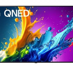 Телевизор LG 43QNED80T3A, 43" 4K QNED HDR Smart TV, 3840x2160, DVB-T2/C/S2, Alpha 5 AI 4K Gen7, HDR 10 PRO, webOS 24 ThinQ, 4K Upscaling, WiFi 5, Voice Controll, Bluetooth 5.1, AirPlay 2, LAN, CI, HDMI, SPDIF, 2 pole Stand , Titan - Телевизори, Проектори, Дисплеи
