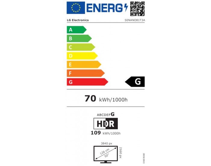 Телевизор LG 50NANO81T3A, 50" 4K HDR Smart Nano Cell TV, 3840x2160, DVB-T2/C/S2, AI Alpha 5 Gen7, HDR 10 PRO, webOS 24, ThinQ AI, WiFi, Clear Voice, AI Upscaling, Bluetooth, Hdmi, CI, LAN, AirPlay2, SPDIF, 2 Pole stand, Titan