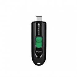 Памет Transcend 512GB, USB3.2, Pen Drive, Type-C, Capless, Black - Офис техника