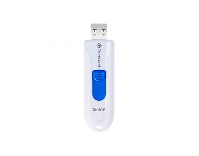 Памет Transcend 256GB, USB3.1, Pen Drive, Capless, White Памет Transcend 256GB, USB3.1, Pen Drive, Capless, White