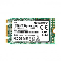 Твърд диск Transcend 2TB, M.2 2242 SSD, SATA3 B+M Key, TLC - Офис техника