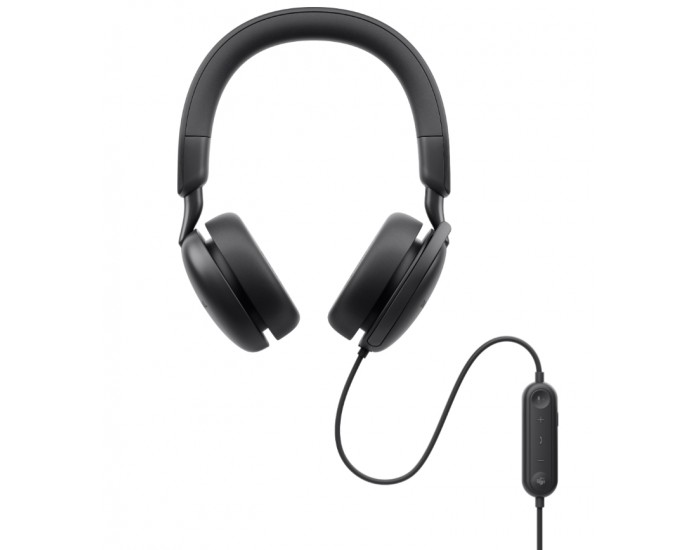 Слушалки Dell Pro Wired ANC Headset WH5024 + Dell Pro Wired / Wireless Headset Ear Cushions - HE524