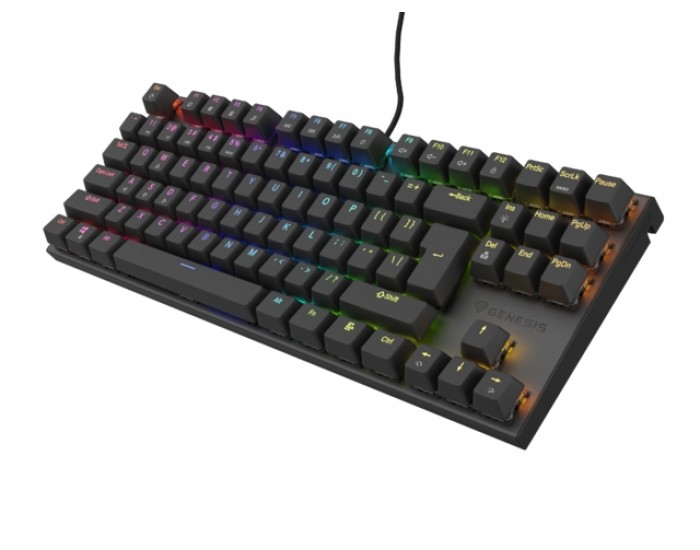 Клавиатура Genesis Mechanical Gaming Keyboard Thor 303 TKL RGB Backlight Brown Switch US Layout Black Клавиатура Genesis Mechanical Gaming Keyboard Thor 303 TKL RGB Backlight Brown Switch US Layout Black