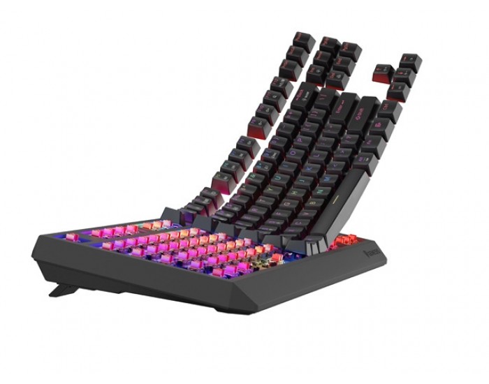Клавиатура Genesis Gaming Keyboard Thor 230 TKL Wireless US Black RGB Mechanical Outemu Red Клавиатура Genesis Gaming Keyboard Thor 230 TKL Wireless US Black RGB Mechanical Outemu Red