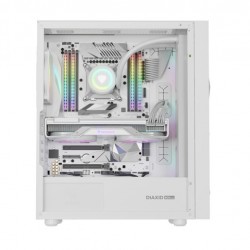 Кутия за компютър Genesis PC Case DIAXID 605 RGB Mini Tower Window, White Кутия за компютър Genesis PC Case DIAXID 605 RGB Mini Tower Window, White - Офис техника