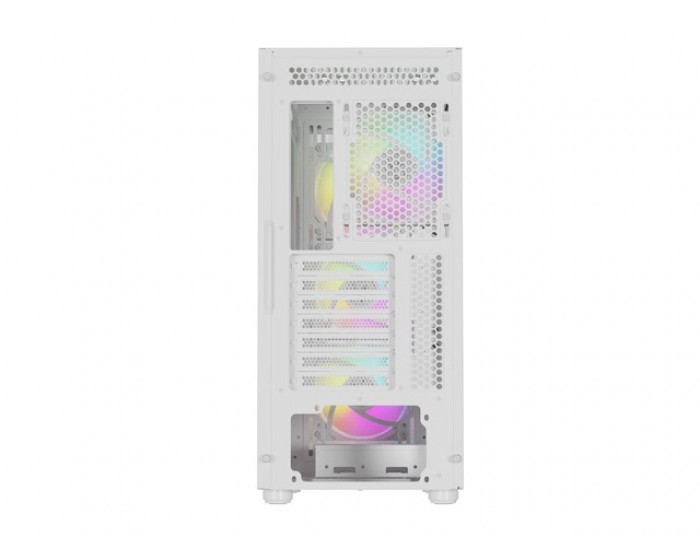 Кутия за компютър Genesis PC Case DIAXID 605 RGB Mini Tower Window, White Кутия за компютър Genesis PC Case DIAXID 605 RGB Mini Tower Window, White