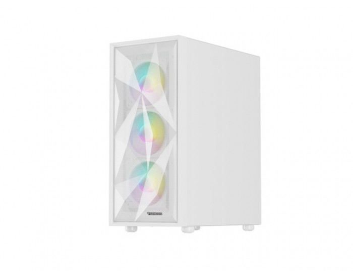 Кутия за компютър Genesis PC Case DIAXID 605 RGB Mini Tower Window, White Кутия за компютър Genesis PC Case DIAXID 605 RGB Mini Tower Window, White